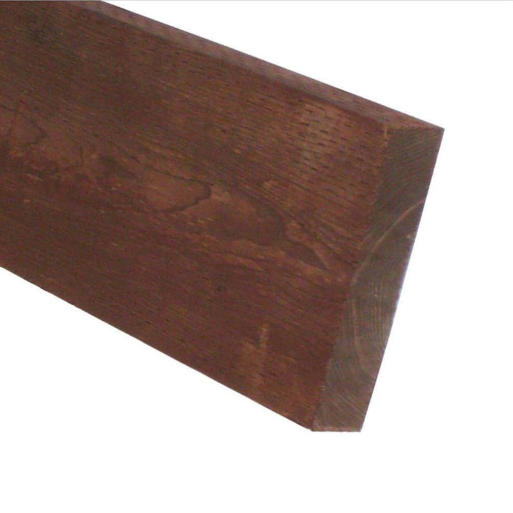 2 in. x 12 in. x 12 ft. #2 and Better S4S Pressure-Treated Hem-Fir Brown Tone Stained Ground Contact Lumber
