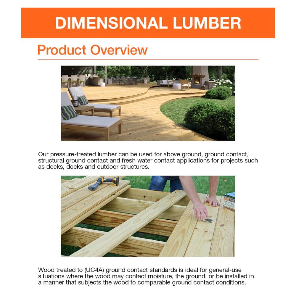 ProWood 2 in. x 6 in. x 4 ft. Premium Ground-Contact Pressure-Treated Wood Lumber (3-Pack)