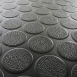 Rubber-Cal Coin Grip 4 ft. x 40 ft. Brown Commercial Grade PVC Flooring