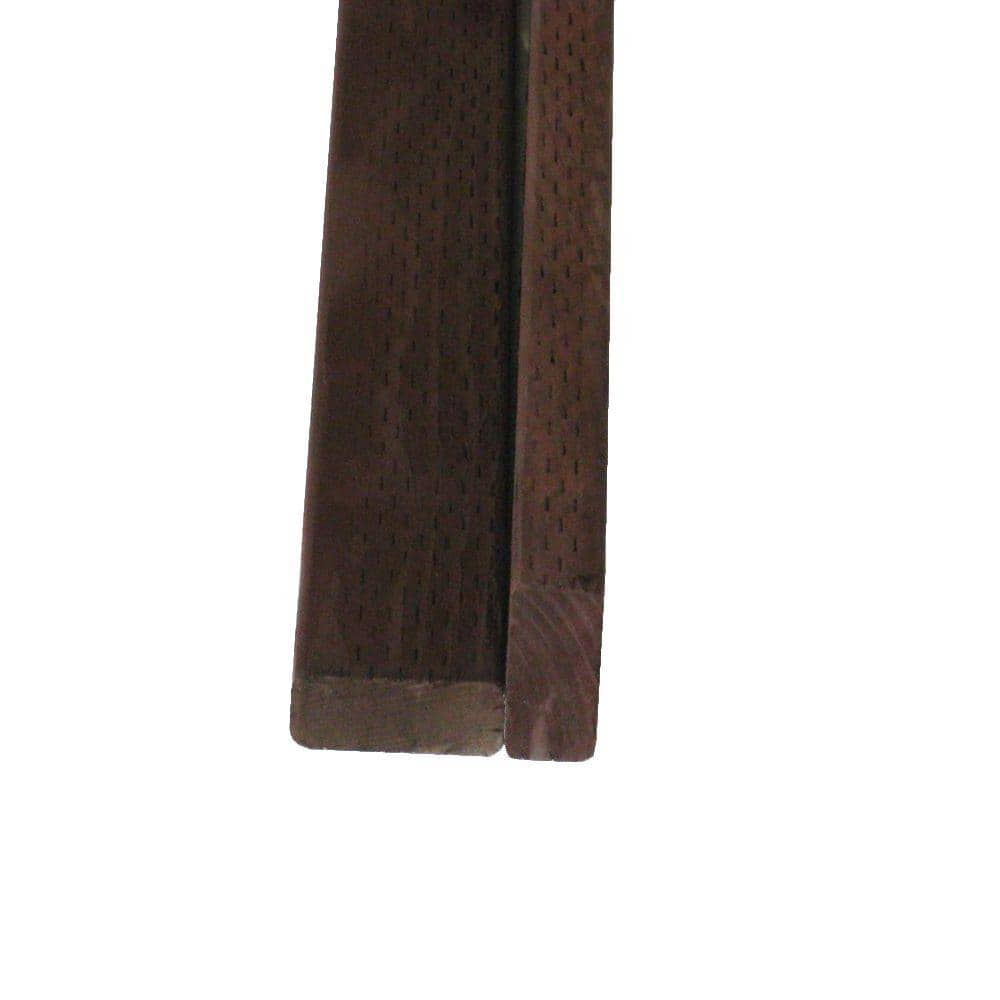 Pressure-Treated Lumber DF Brown Stain (Common: 2 in. x 4 in. x 8 ft.; Actual: 1.5 in. x 3.5 in. x 96 in.)