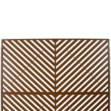 Sudzendf Outdoor and Indoor Freestanding Decorative Privacy Screen Metal Privacy Screen, Fence Panels in Brown