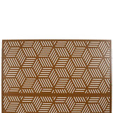 Sudzendf Outdoor and Indoor Freestanding Decorative Privacy Screen Metal Privacy Screen, Fence Panels in Brown