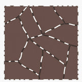 Tidoin Outdoor 1 ft. x 1 ft. Composite Deck Tile in Brown(44 Per Box)