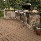 Trex Transcend Spiced Rum Grooved Edge Composite Deck Board