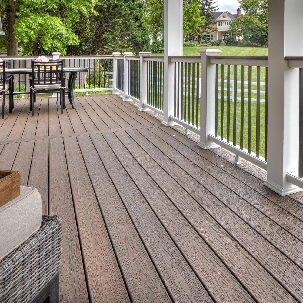 Trex Transcend Spiced Rum Grooved Edge Composite Deck Board