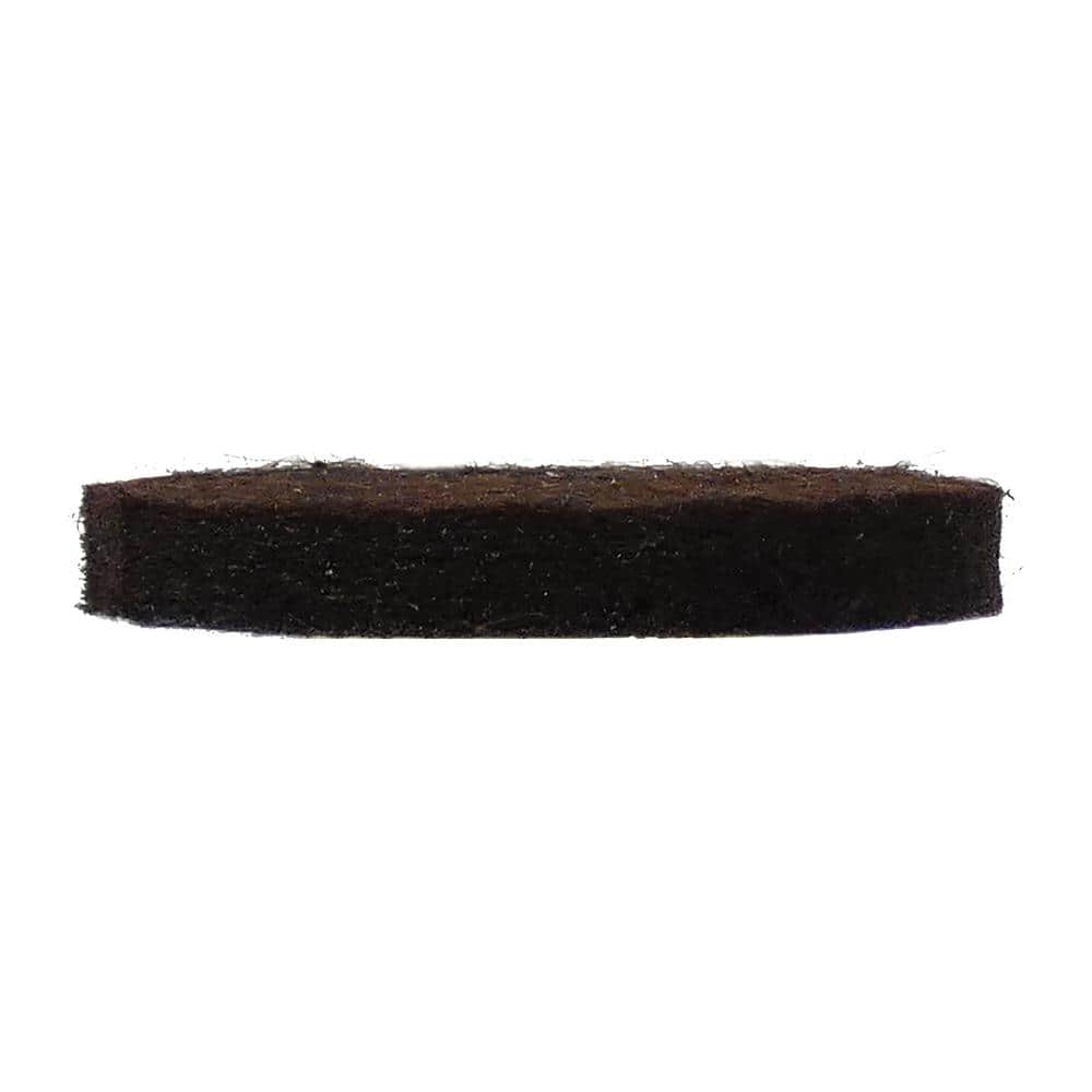 Richelieu 1 in. Round Self-Adhesive Felt Pads, Brown (48-Pack)