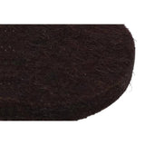 Richelieu 1 in. Round Self-Adhesive Felt Pads, Brown (48-Pack)