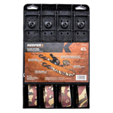 Keeper 1 in. x 12 ft. Desert Camo Ratchet Tie-Down Straps (4-Pack)