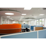 Leviton Skytile 40-Watt Brushed Aluminum 2 x 2 Integrated LED Flat Panel Light, Cool White