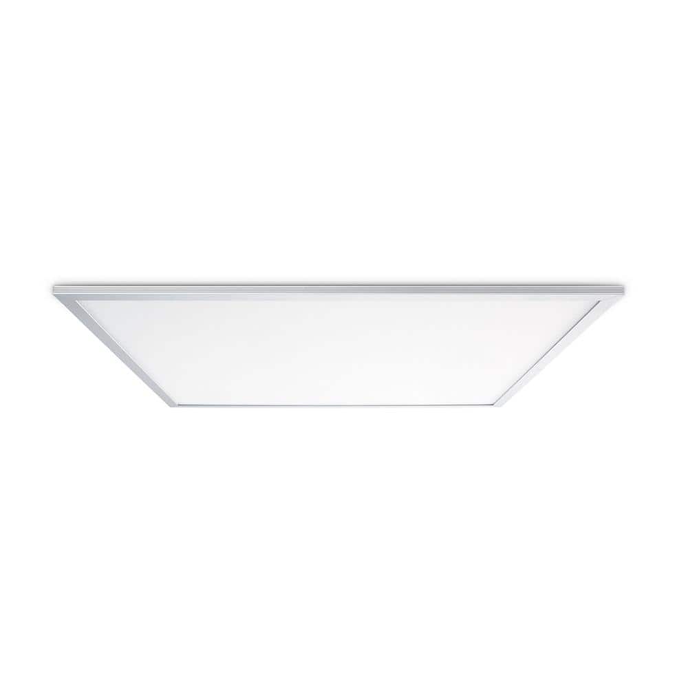 Leviton Skytile 40-Watt Brushed Aluminum 2 x 2 Integrated LED Flat Panel Light, Cool White