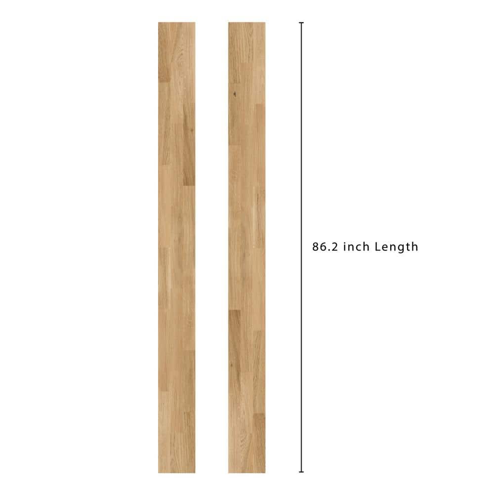 Baltic Wood Brushed European Oak 1/2 in. T x 7.19 in. W Click Lock Wire Brushed Engineered Hardwood Flooring (38.61 sq. ft./case)