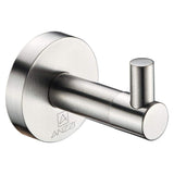 ANZZI Caster Series Single Robe Hook in Brushed Nickel