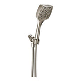 Delta Everly 4-Spray 4.4 in. Single Wall Mount Handheld Shower Head with 72 in. Metal Hose in Brushed Nickel