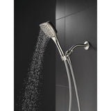 Delta Everly 4-Spray 4.4 in. Single Wall Mount Handheld Shower Head with 72 in. Metal Hose in Brushed Nickel
