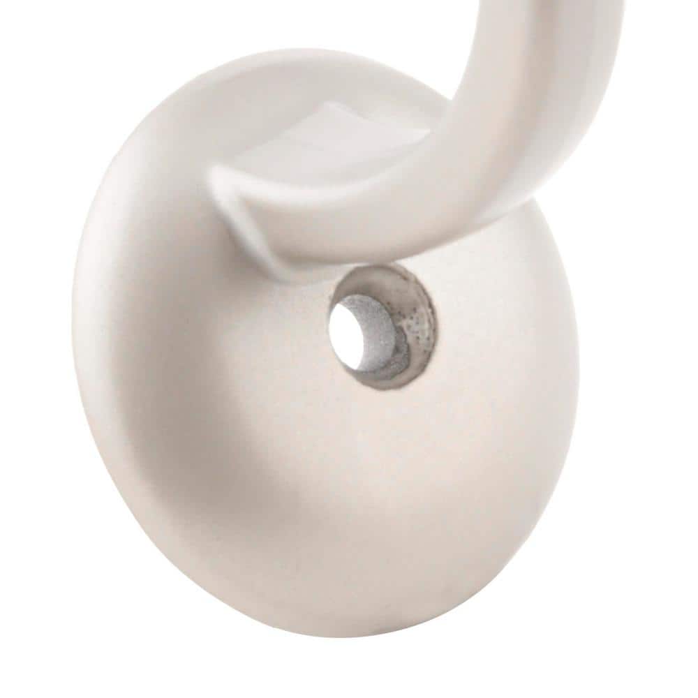EVERMARK Stair Parts 601-B-MD Brushed Nickel Stair-Rail Wall Bracket Accessory