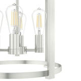 Hunter Astwood 4 Light Brushed Nickel Branch Chandelier Dining Room Light
