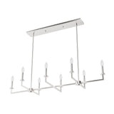 Hunter Bearden 8-Light Brushed Nickel Candlestick Chandelier