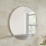 James Martin Vanities Brushed Nickel Rectangular Bathroom Vanity Mirror 24x22