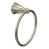 Moen Brantford 3-Piece Bathroom Hardware Set with 24 in. Towel Bar, Paper Holder & Towel Ring, Brushed Nickel