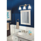 Moen Brantford 3-Piece Bathroom Hardware Set with 24 in. Towel Bar, Paper Holder & Towel Ring, Brushed Nickel