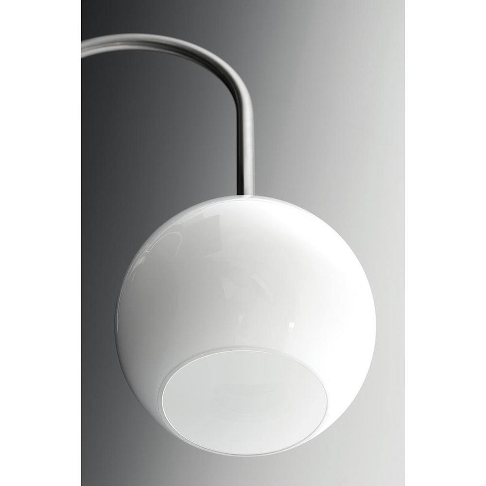 Progress Lighting Carisa Collection 5-Light Brushed Nickel Chandelier with Shade