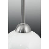 Progress Lighting Carisa Collection 5-Light Brushed Nickel Chandelier with Shade