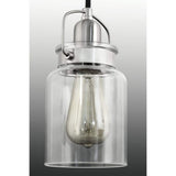 Progress Lighting Calhoun Collection 5-Light Brushed Nickel Chandelier with Shade