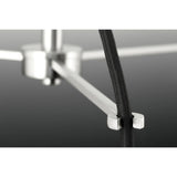 Progress Lighting Calhoun Collection 5-Light Brushed Nickel Chandelier with Shade