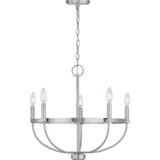 Progress Lighting Camperdown 5-Light Brushed Nickel Chandelier