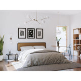 Progress Lighting Haas 50 in. 6-Light Brushed Nickel Modern Organic Chandelier with Opal Glass Shades