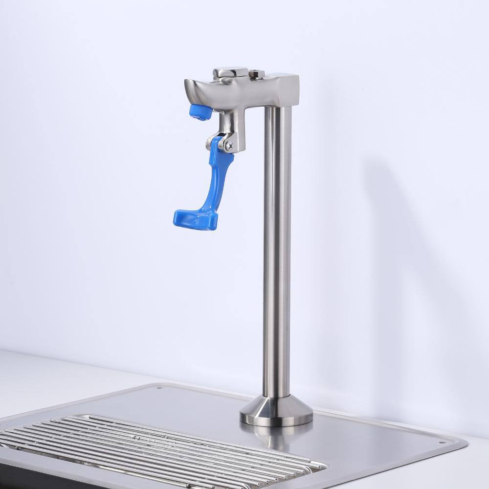 ARCORA Commercial Brushed Nickel Glass Filler Faucet - Single-Handle Deck Mounted