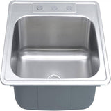 Stainless Steel Farmhouse Apron Front Laundry Sink - 25 in. x 22 in. x 8 in.