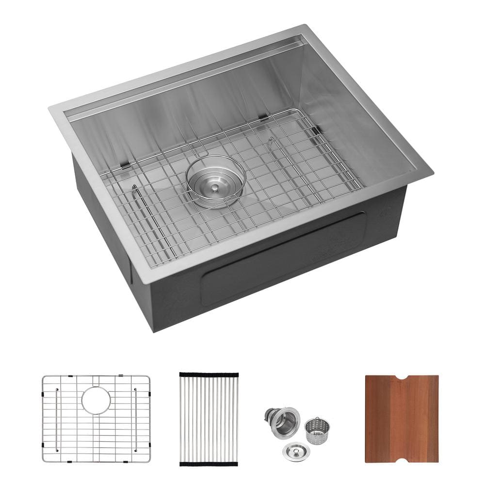 Cadeninc 23" x 19" x 13" Single Bowl Undermount Laundry/Utility Sink