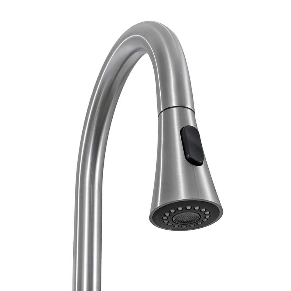 Presenza All-in-One Stainless Steel Laundry Sink Kit with Light Grey Cabinet