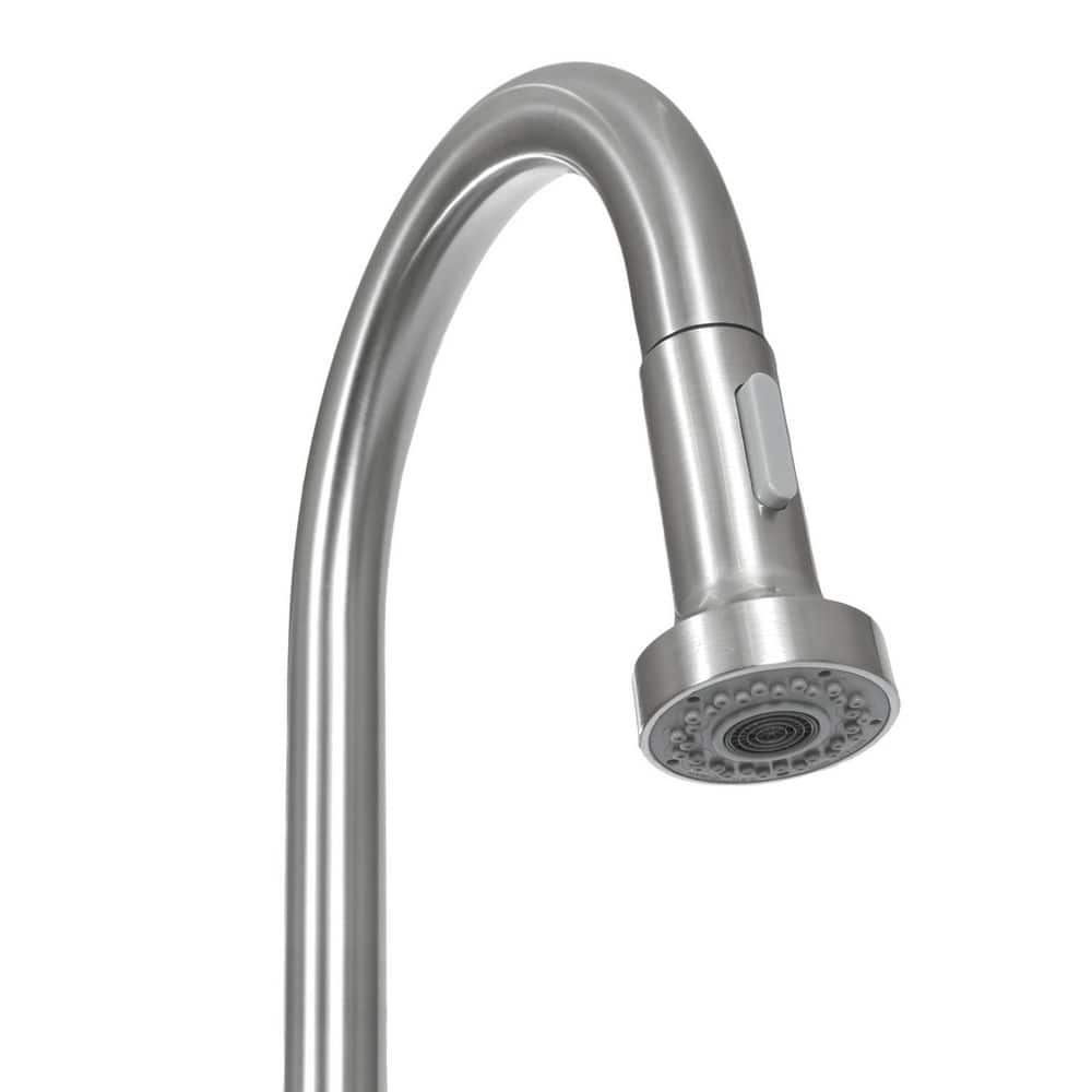 Presenza All-in-One Laundry Sink Cabinet with Stainless Steel Sink and Faucet