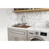 Ruvati Alto 25 x 22 x 12 Stainless Steel Topmount Laundry Utility Workstation Sink