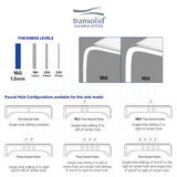 Transolid Meridian 25 x 22 x 12 Stainless Steel Drop-in Laundry/Utility Sink Kit