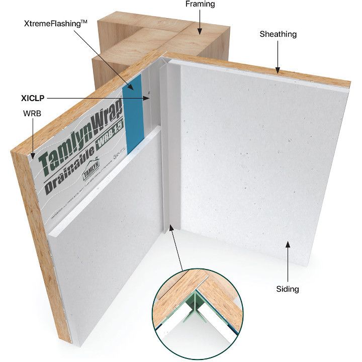 Tamlyn XtremeTrim Low Profile Inside Corner Primed 3/4" x 10'