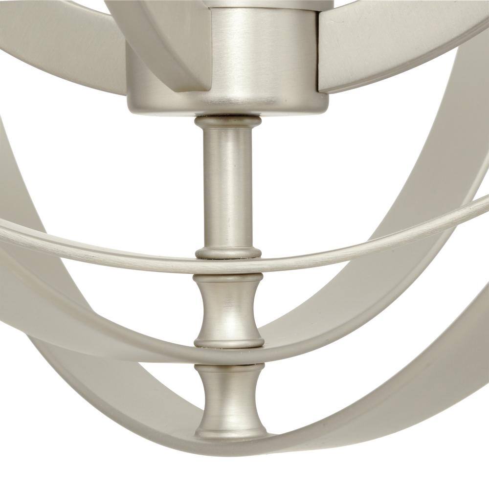Progress Lighting Equinox 4-Light Burnished Silver Entryway Orb Pendant
