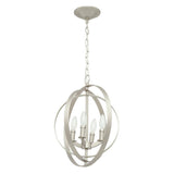Progress Lighting Equinox 4-Light Burnished Silver Entryway Orb Pendant