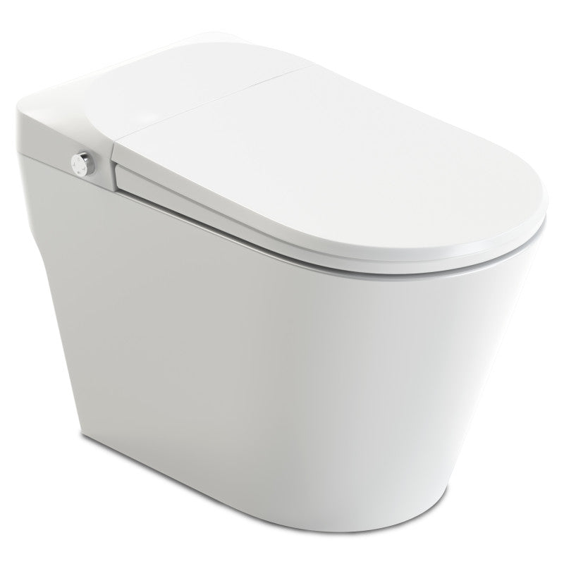 ENVO Echo Elongated Smart Toilet Bidet with Auto Open, Auto Close, Auto Flush, and Heated Seat in White