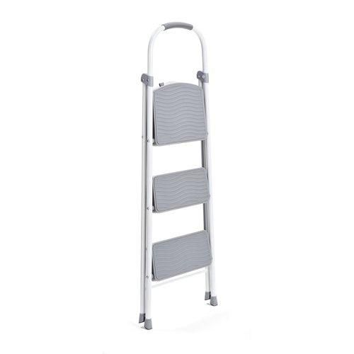Rubbermaid RMS-3 3-Step Steel Step Stool, 225-pound Capacity