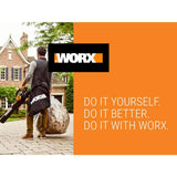 Worx TRIVAC 2.0 70 MPH 600 CFM Electric 12 Amp 3-in-1 Blower, Mulcher, Yard and Lawn Vacuum with Metal Impeller - Super Arbor