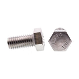 1/2 in.-13 x 1 in. Grade 304 Stainless Steel Hex Bolts (25-Pack) - Super Arbor