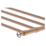 Allied Brass Carolina Crystal Collection 30-in Towel Shelf in Brushed Bronze