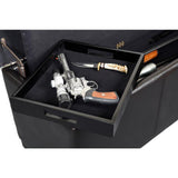 4-Gun Storage Camouflaged Entryway Bench in Brown - Super Arbor