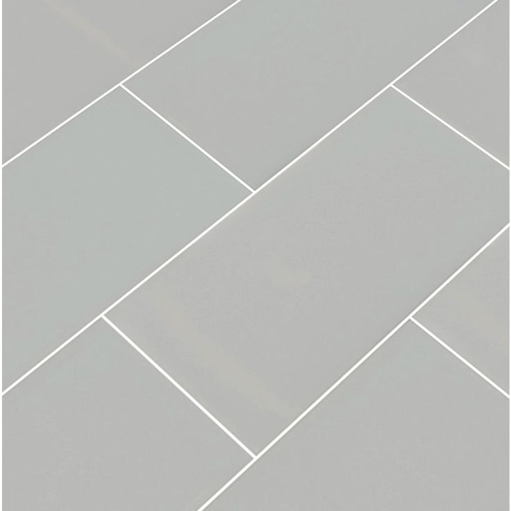 MSI Gray 3 in. x 6 in. Glossy Ceramic Gray Subway Tile (1 sq. ft. / case)