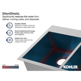 Ballad Undermount Stainless Steel 32 in. Double Bowl Kitchen Sink - Super Arbor