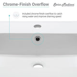 24 in. Ceramic Single Faucet Hole Vanity Top in White with White Basin - Super Arbor