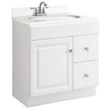 Wyndham 48 in. W x 21 in. H Bathroom Vanity Cabinet Only in White Semi-Gloss